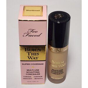 Too Faced Shortbread Born This Way Multi Use Sculpting Concealer Full Size New